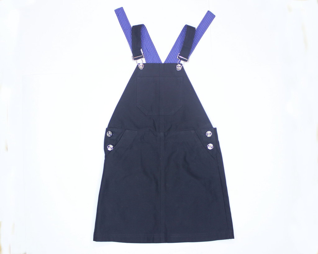 NAVY BLUE PINAFORE, MODEL 118