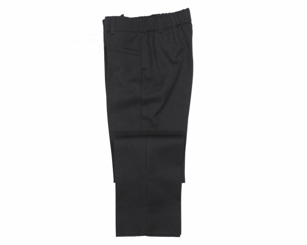 BLACK SLIM TROUSERS FOR BOY, MODEL 016