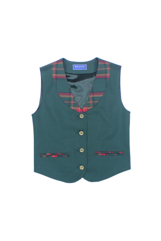 GREEN VEST FOR GIRL, MODEL 103