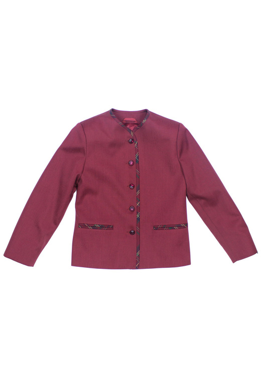 BURGUNDY JACKET FOR GIRL, MODEL 120