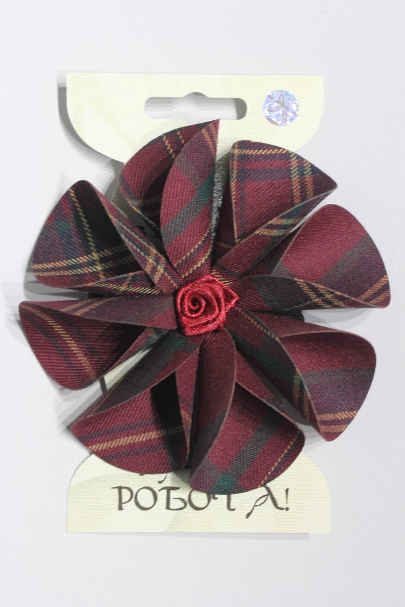 BURGUNDY SCRUNCHY FOR GIRL, MODEL 007