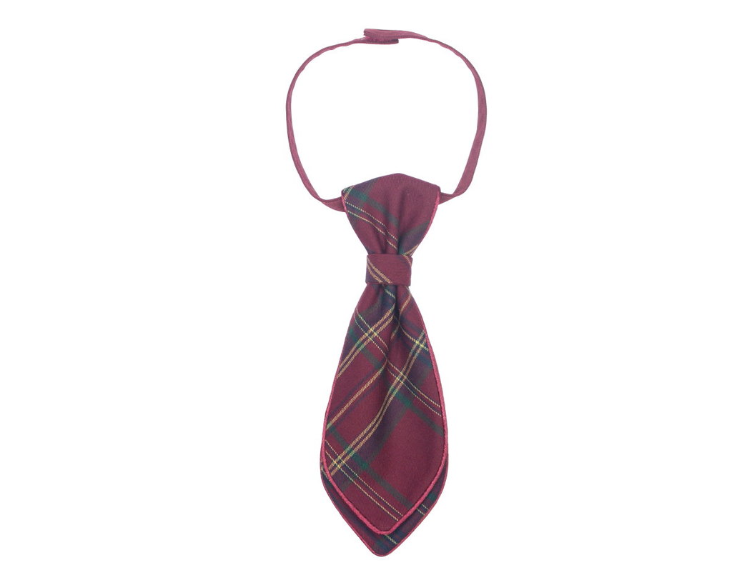 BURGUNDY TIE FOR GIRL, MODEL 148