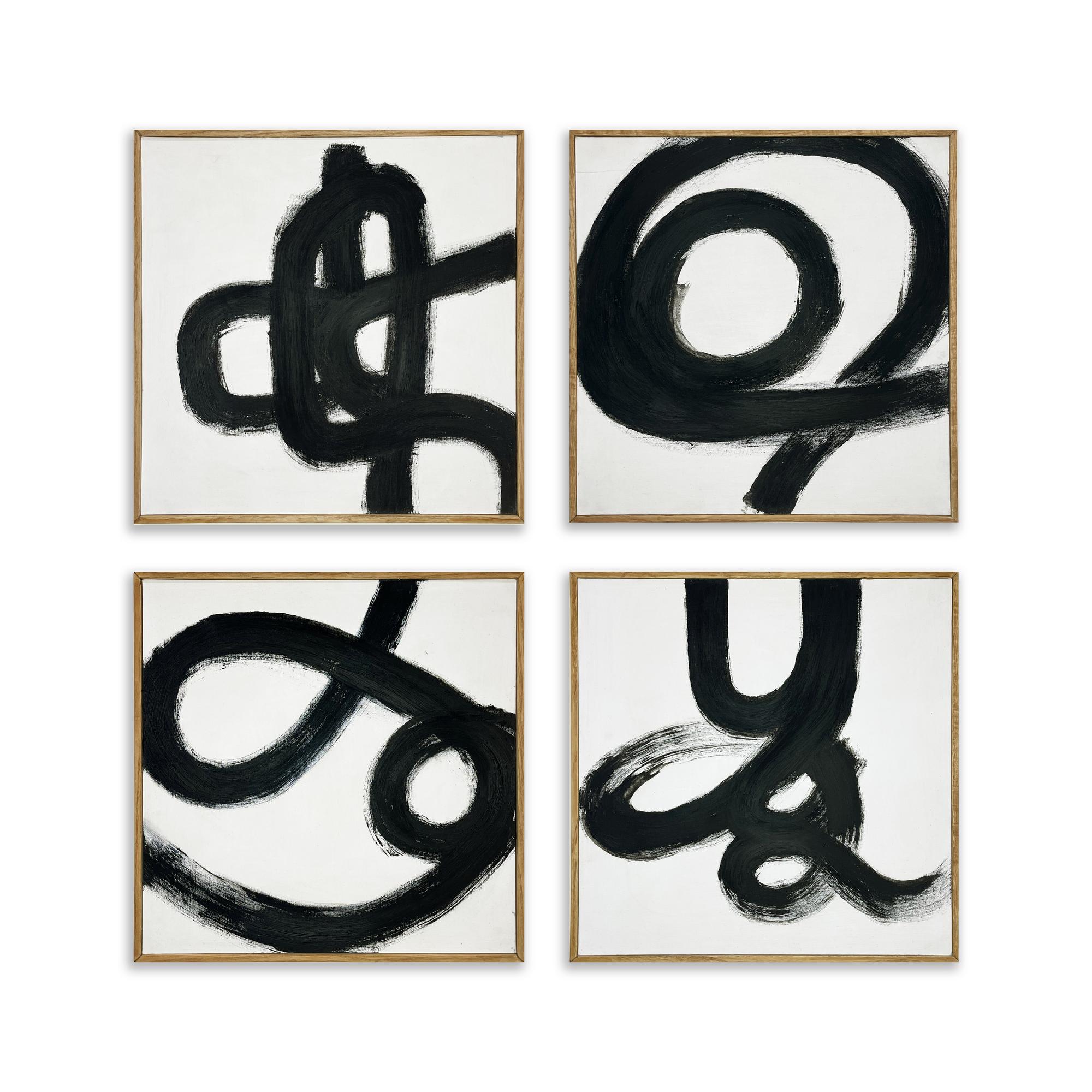 Набор из четырех картин