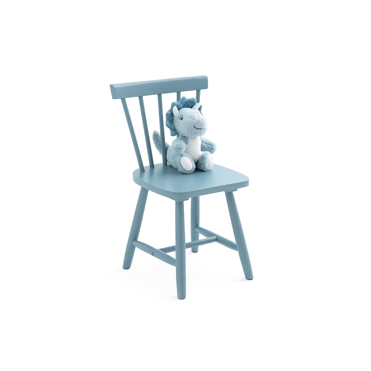 Стул детский (серо-голубой)