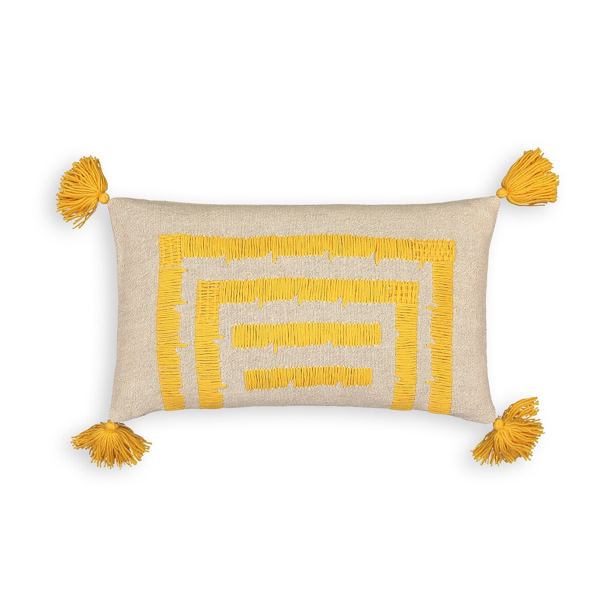 Чехол на подушку из льна и хлопка 50*30