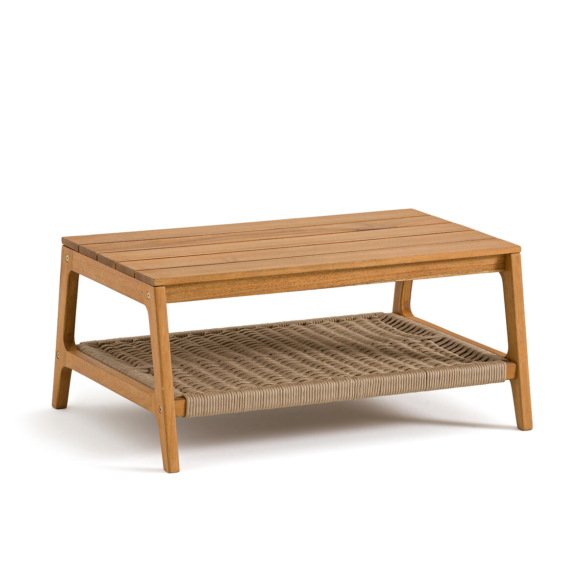 Стол журнальный для сада из акации