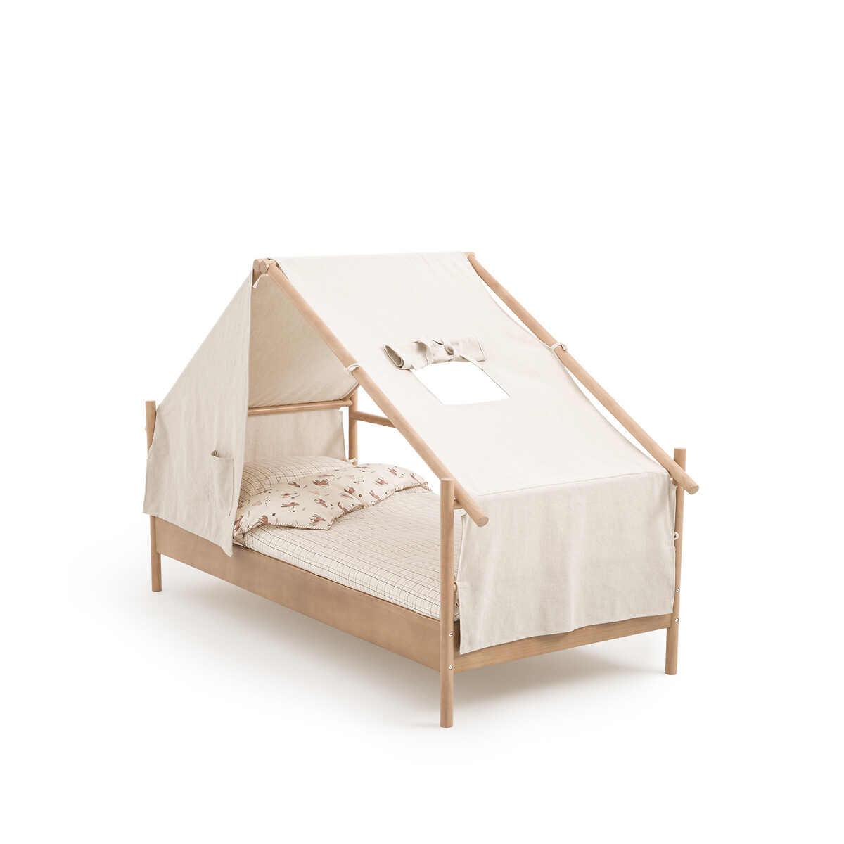 Кровать-шалаш из ткани