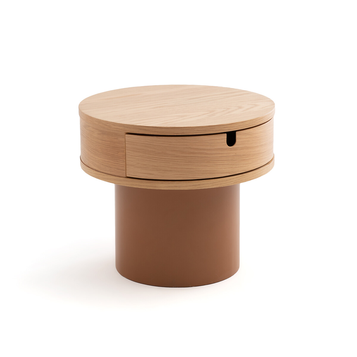 Прикроватная тумба с лакированным основанием