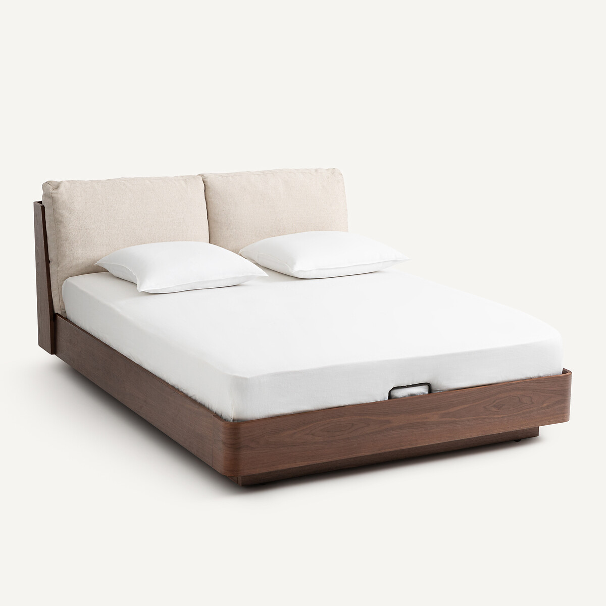 Кровать из орехового дерева с ящиком для хранения (160*200)