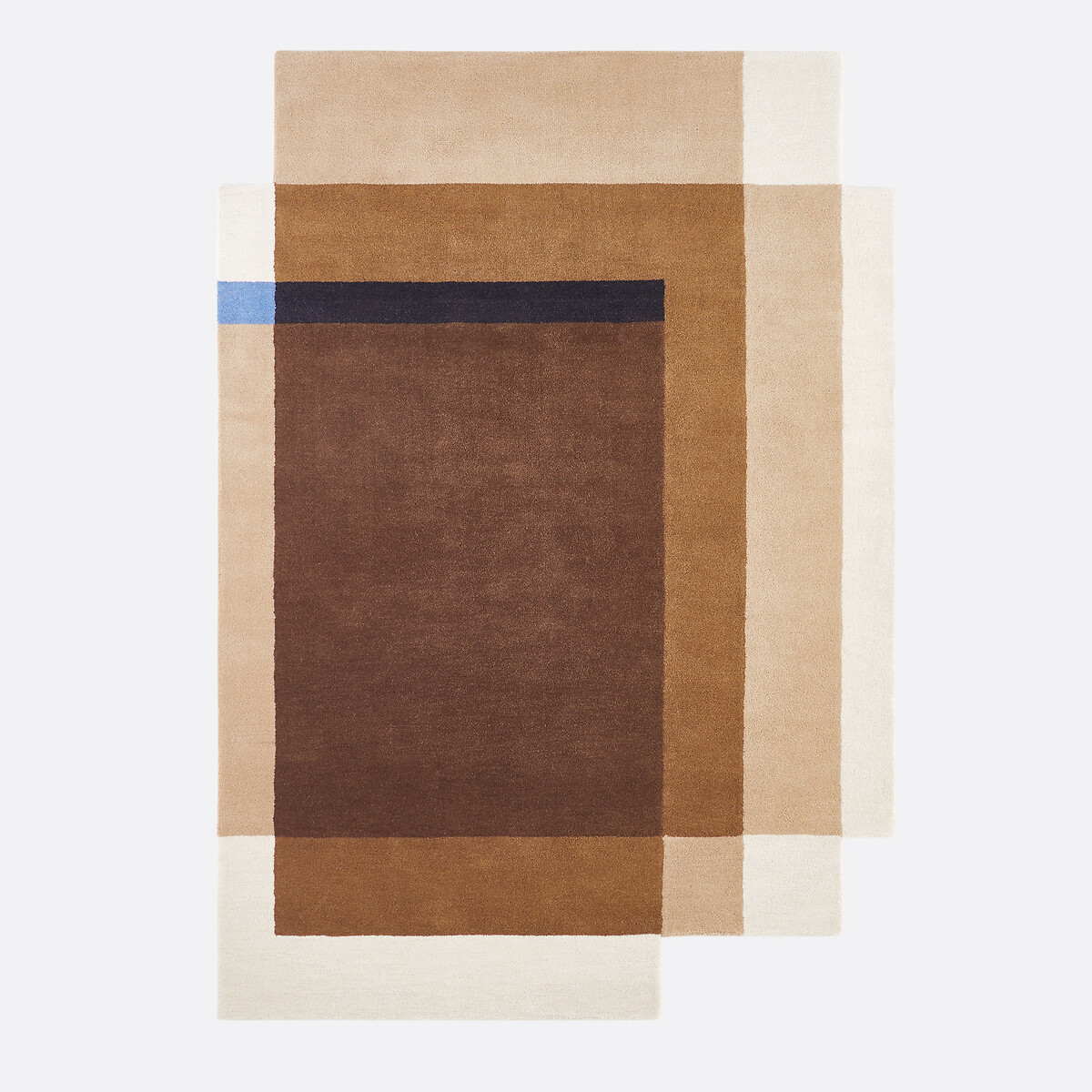 Шерстяной коврик с неструктурированным узором