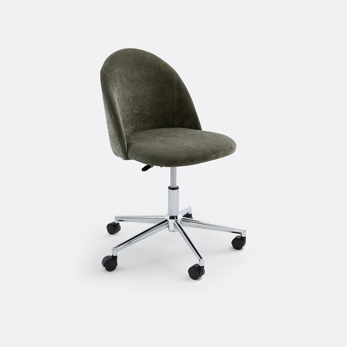 Кресло офисное на колесиках (зеленый эвкалипт)