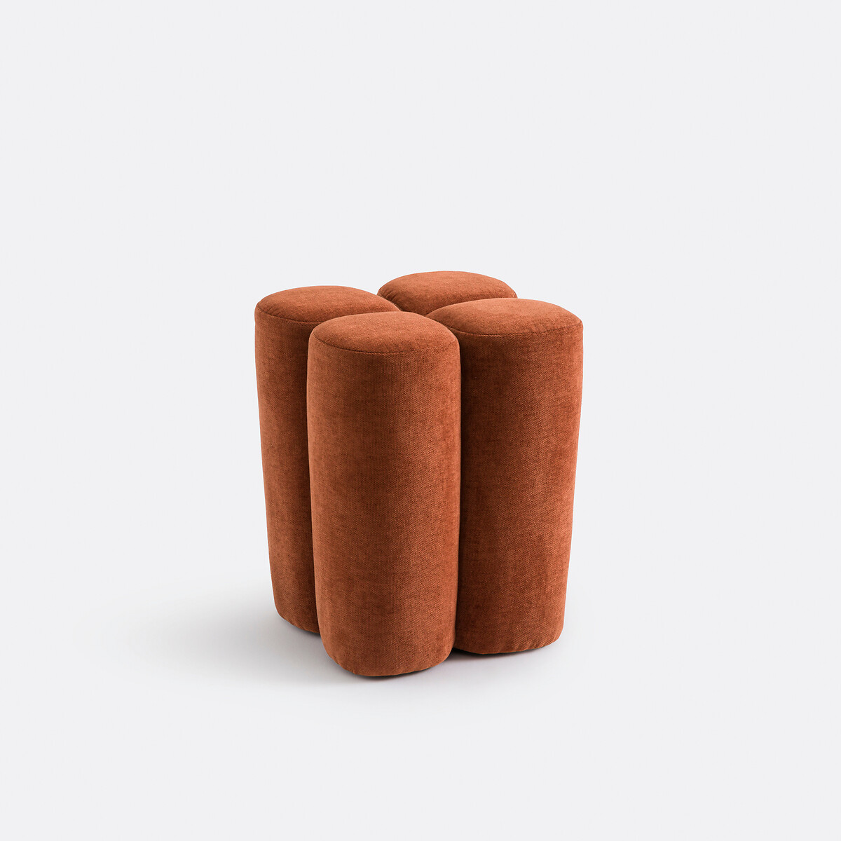 Пуф в винтажном стиле(терракота)