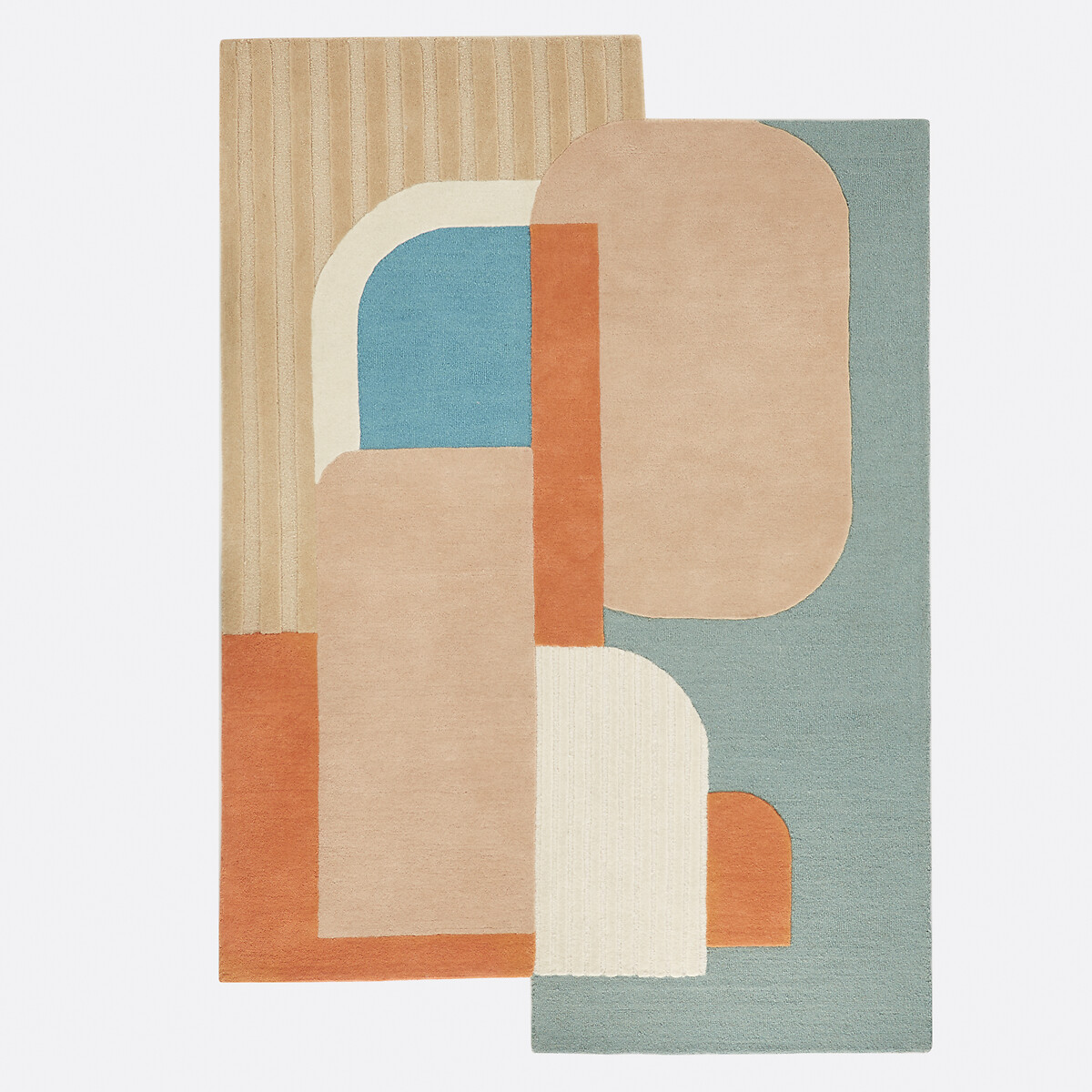 Разноцветный шерстяной ковер