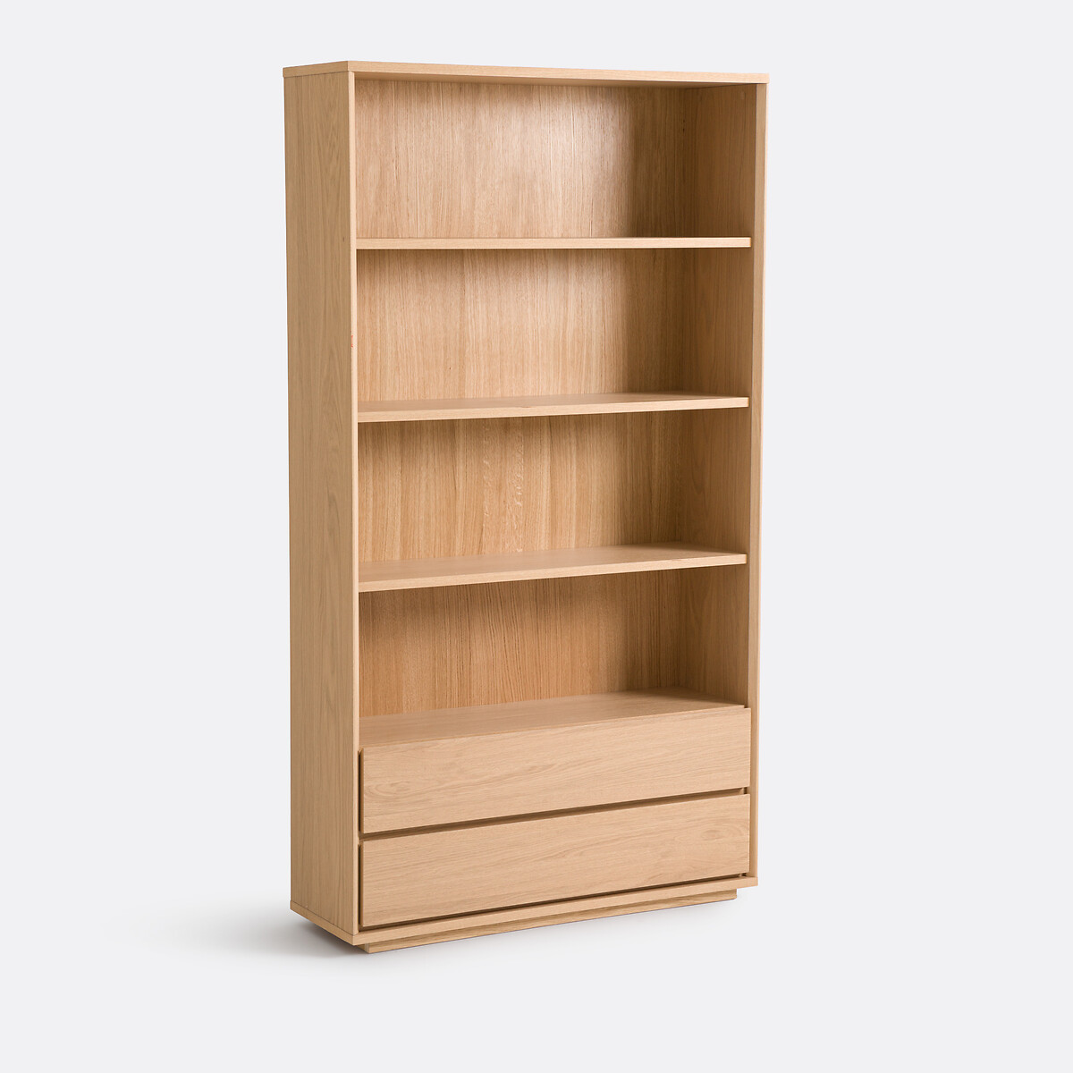 Книжный шкаф с 4 нишами и 2 выдвижными ящиками