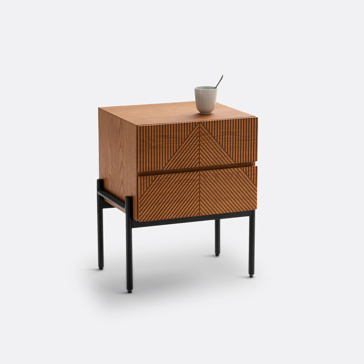 Прикроватная тумба с 2 ящиками