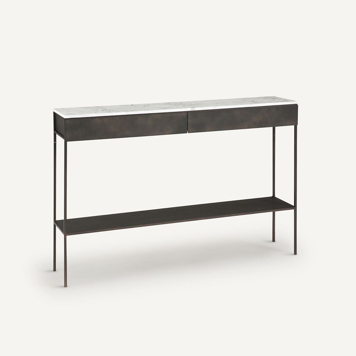 Консоль из белого мрамора