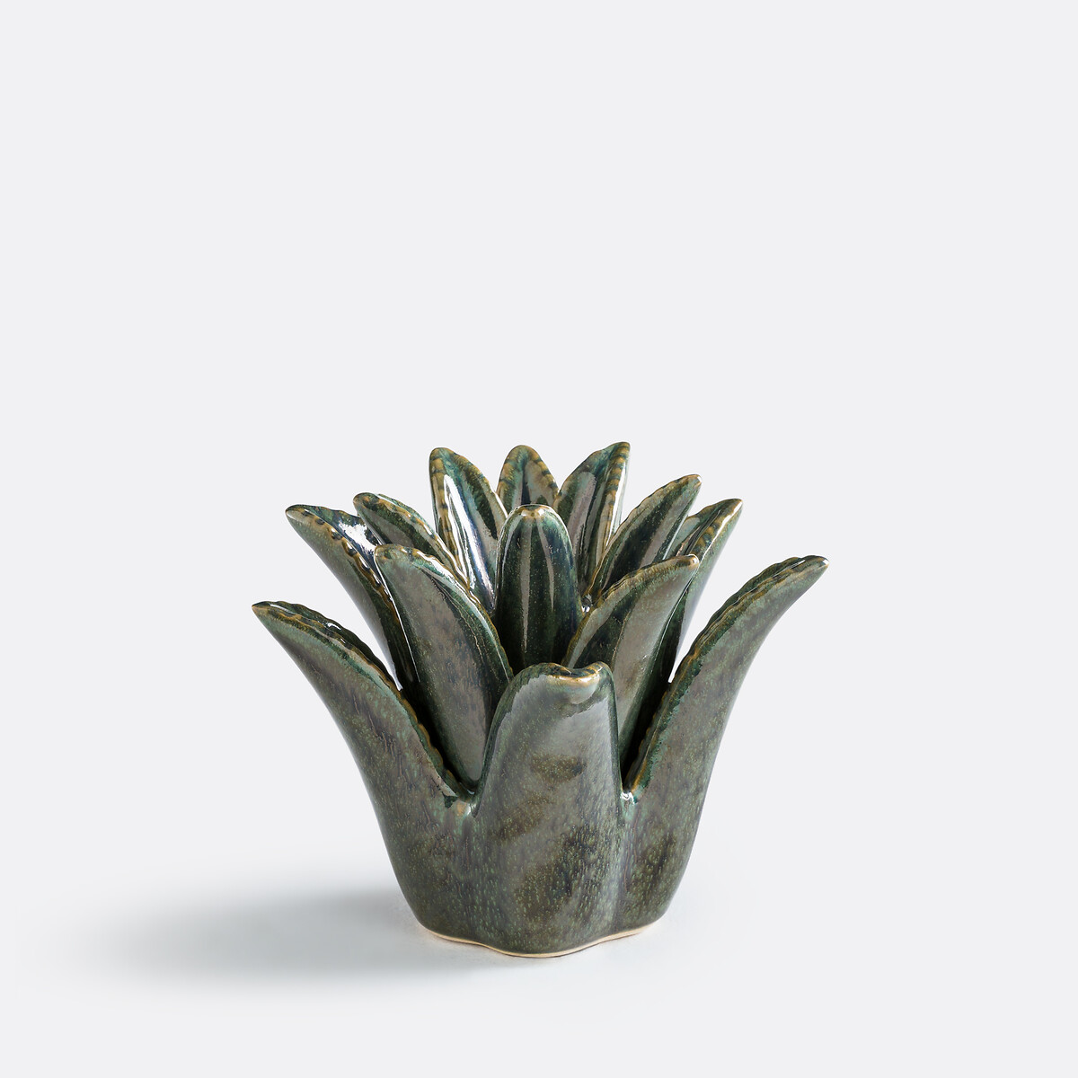 Керамический подсвечник в виде пальмы, высота 14,3 см