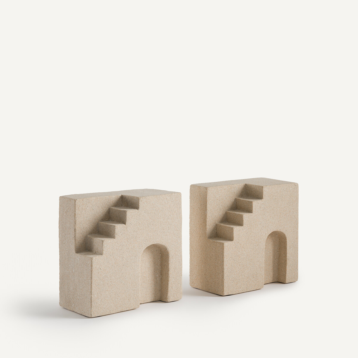 Комплект из двух подставок для книг из керамики