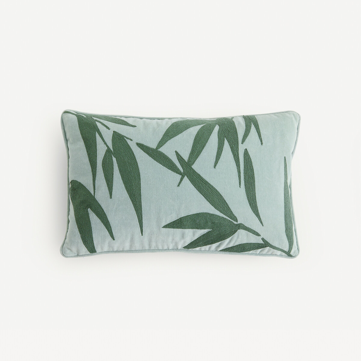 Прямоугольный чехол для подушки, из вышитого хлопкового велюра