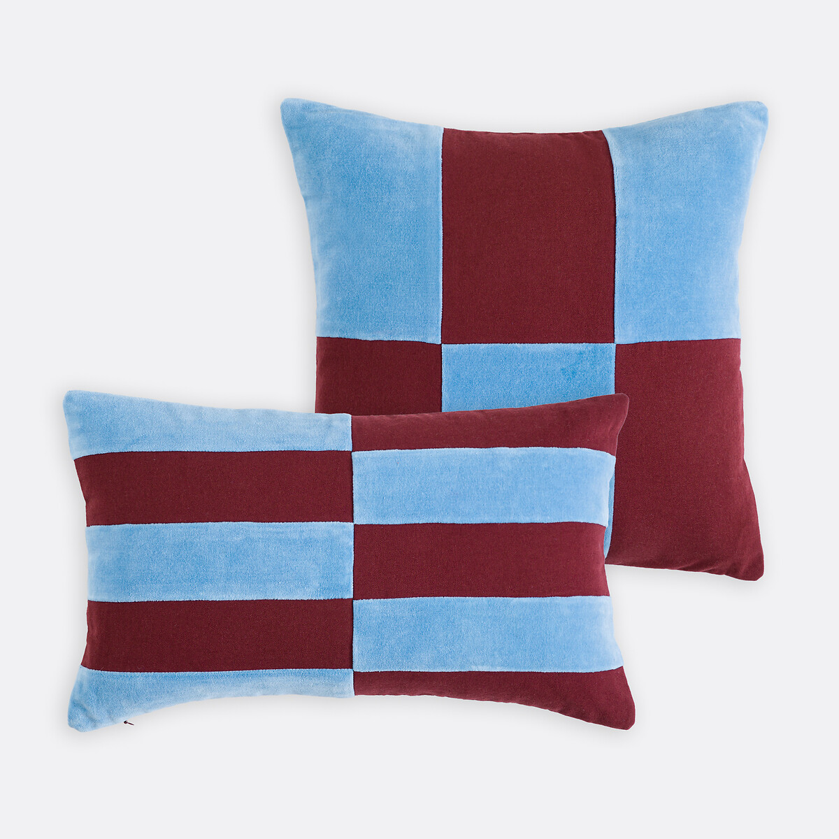 Велюровая наволочка для декоративной подушки