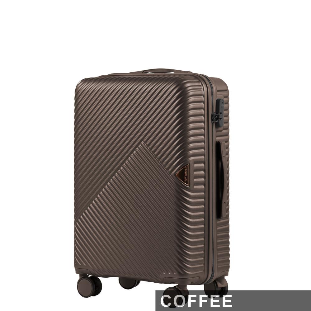 Середня дорожня пластикова валіза WINGS WN01 M 24