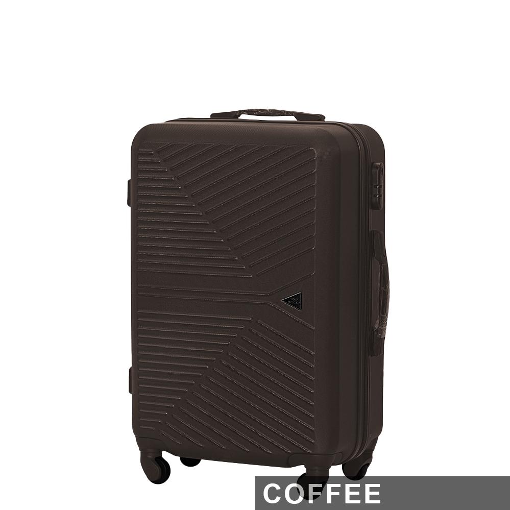 Середня дорожня пластикова валіза WINGS 266 M 24