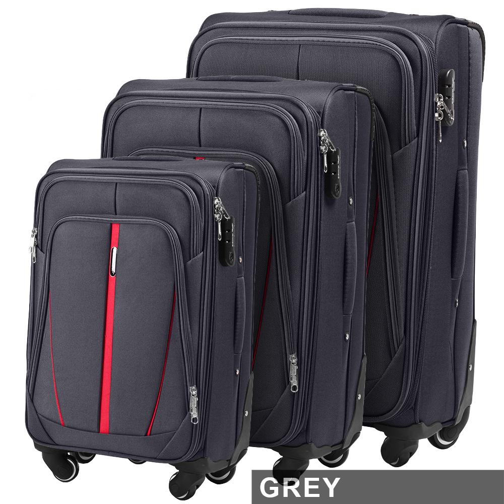 Комплект дорожніх тканинних валіз WINGS 1706 L (28