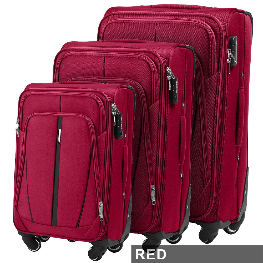 Комплект дорожніх тканинних валіз WINGS 1706 L (28