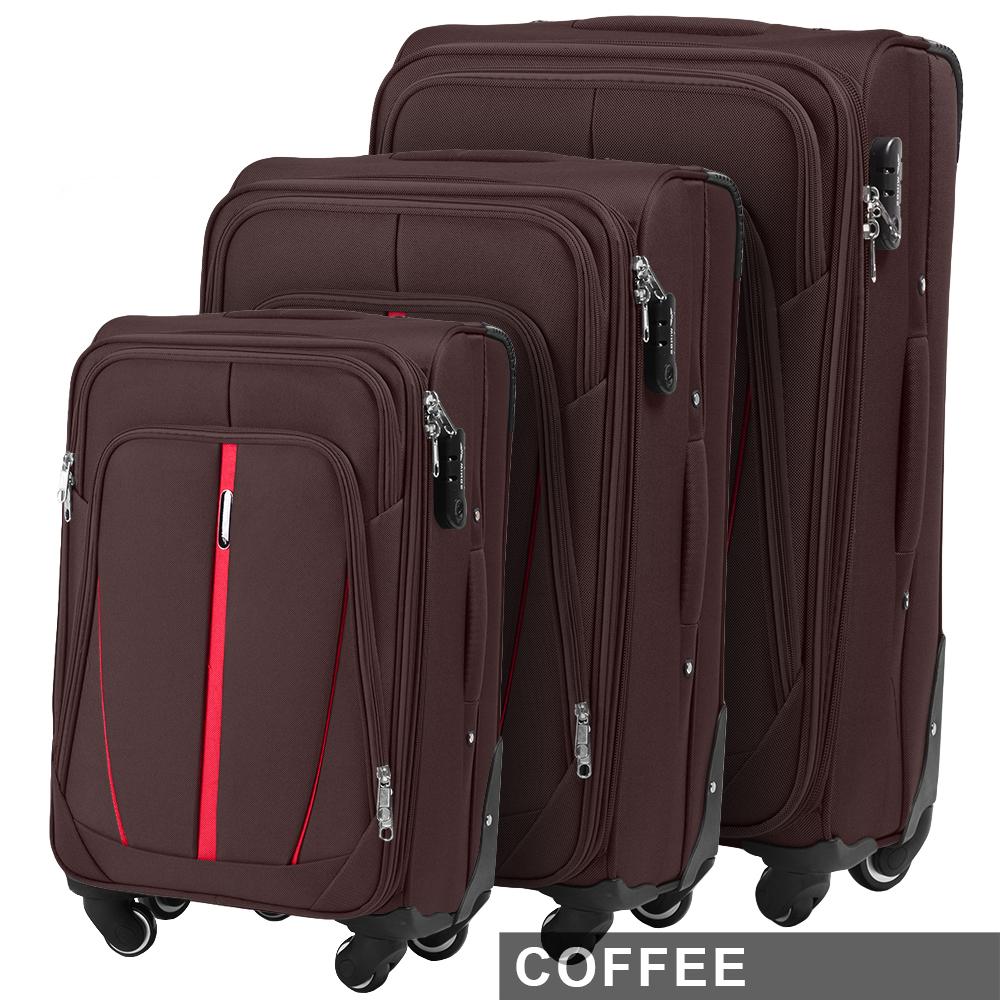 Комплект дорожніх тканинних валіз WINGS 1706 L (28