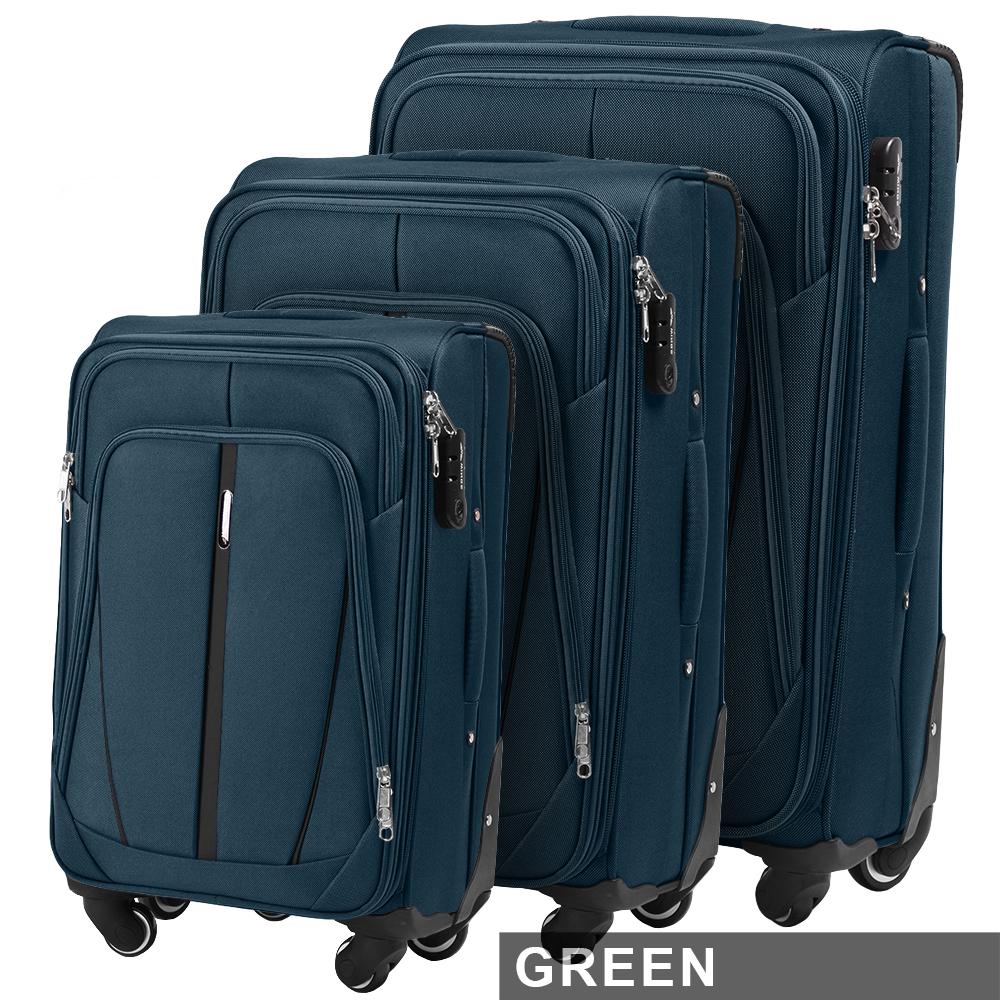 Комплект дорожніх тканинних валіз WINGS 1706 L (28