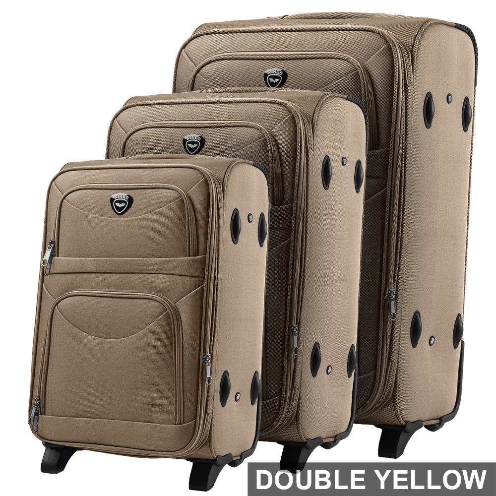 Комплект дорожніх тканинних валіз WINGS 6802 L (28
