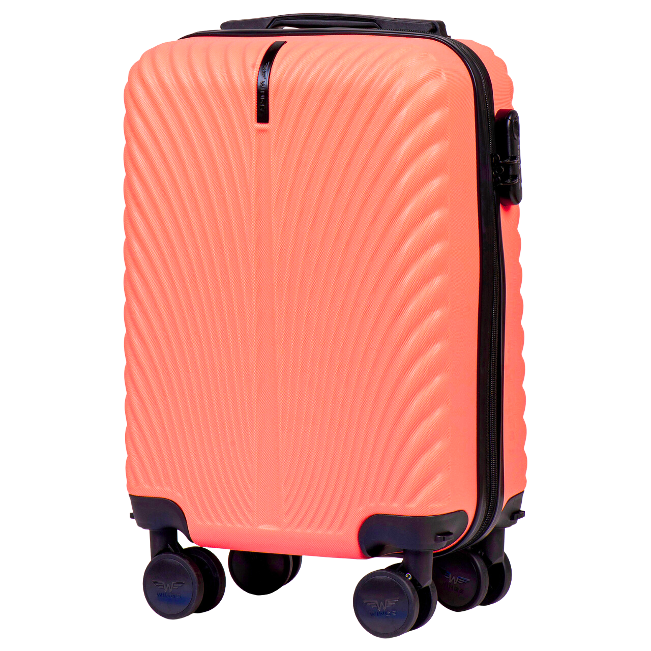 Мала дорожня пластикова валіза WINGS SWAN SN120 S 20"