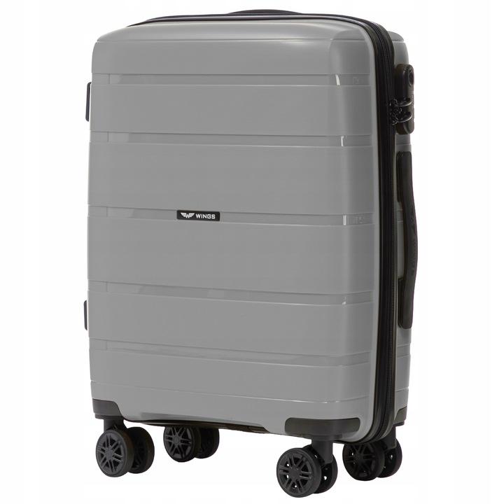 Мала дорожня поліпропіленова валіза WINGS HWF01 HAWFINCH S 20