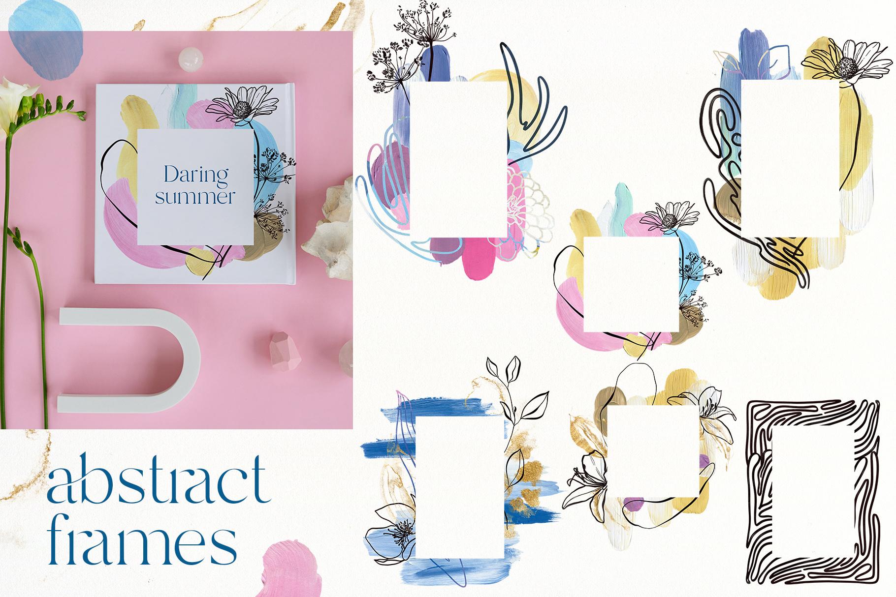 Daring summer abstract background textures