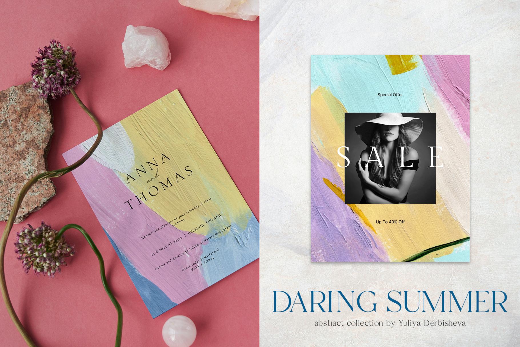 Daring summer abstract background textures