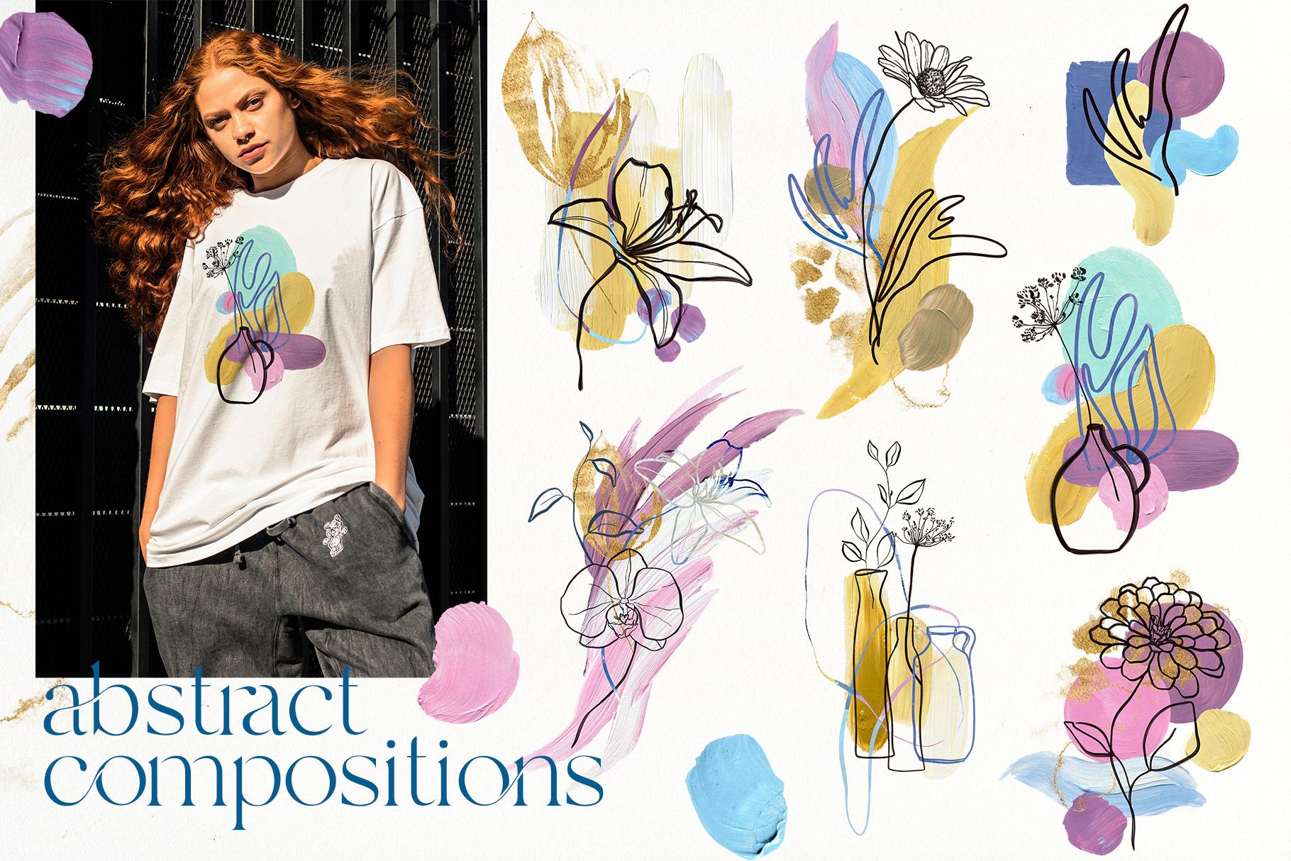 Daring summer abstract background textures