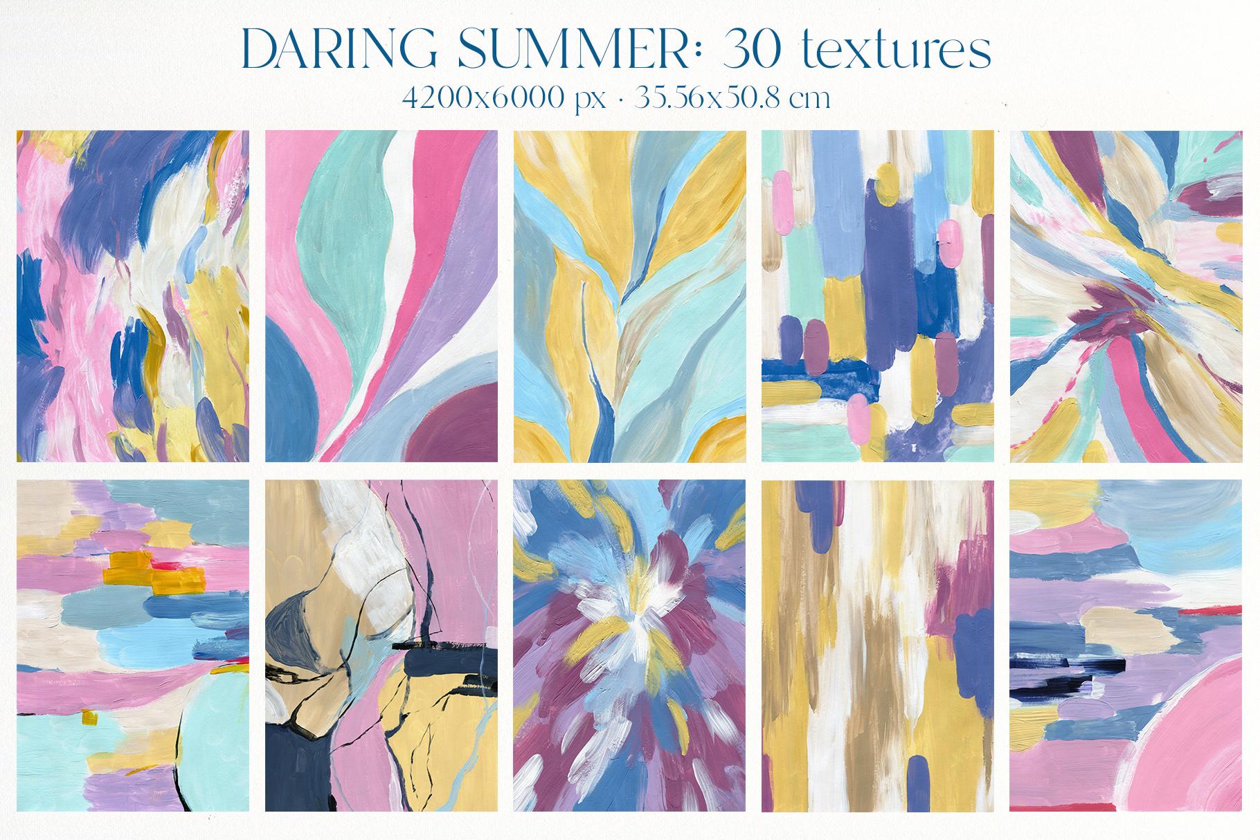 Daring summer abstract background textures