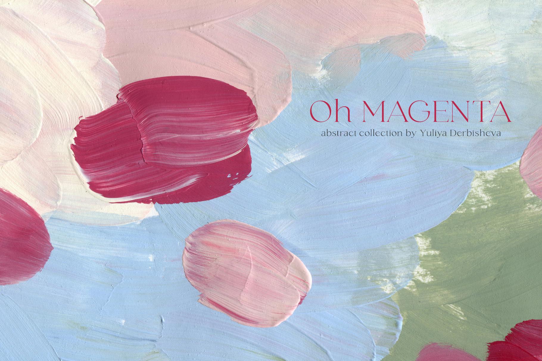Oh Viva Magenta abstract backgrounds and flowers