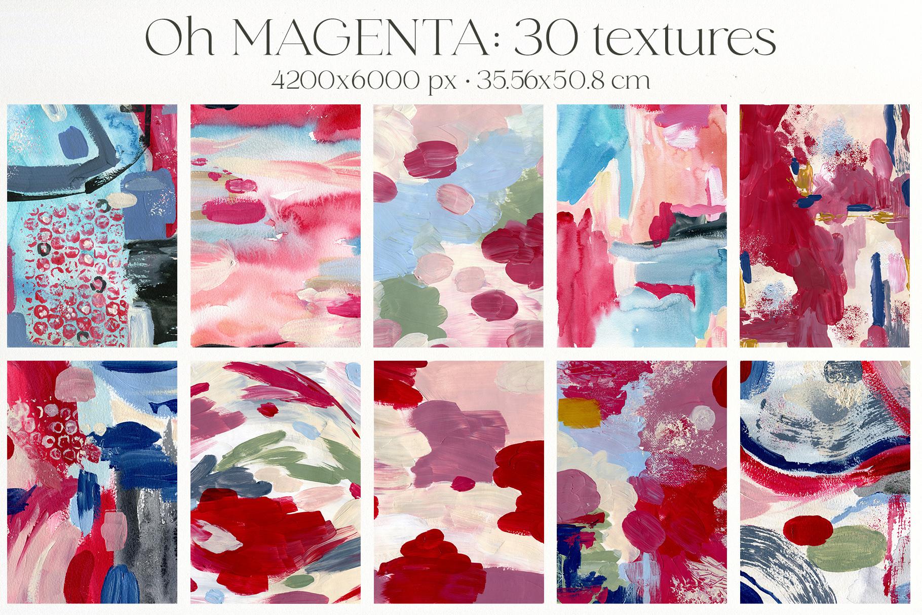 Oh Viva Magenta abstract backgrounds and flowers
