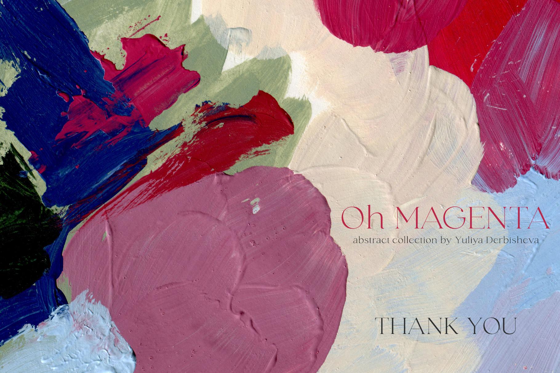 Oh Viva Magenta abstract backgrounds and flowers