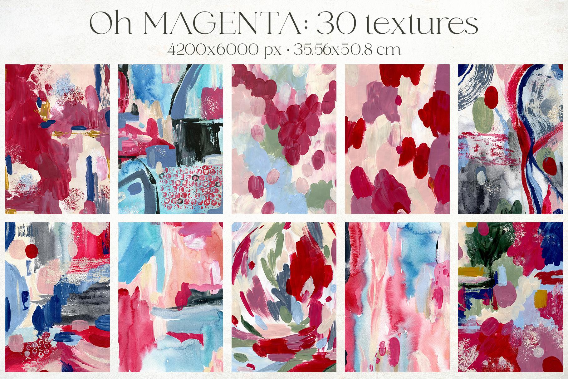 Oh Viva Magenta abstract backgrounds and flowers