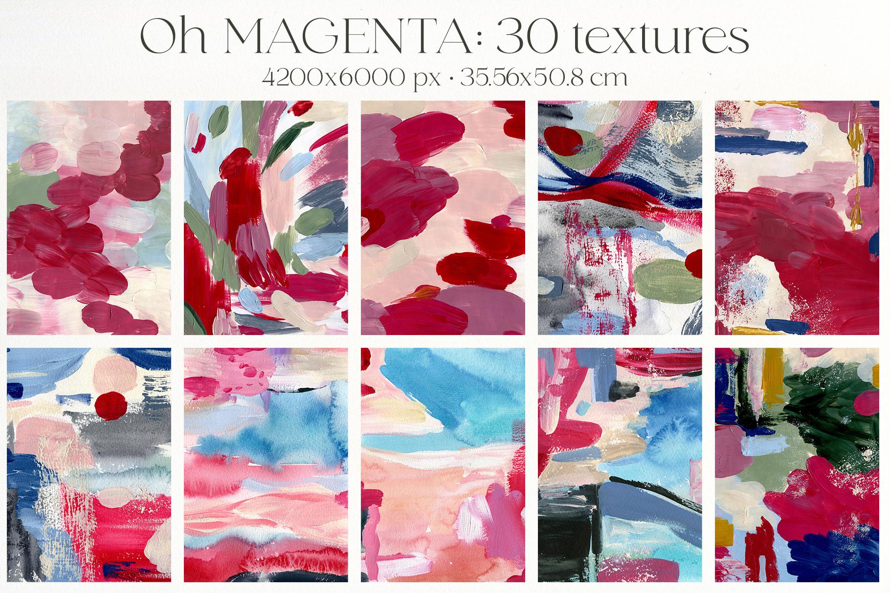 Oh Viva Magenta abstract backgrounds and flowers