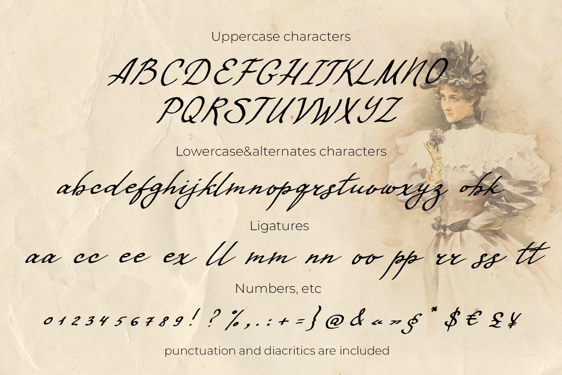 VINTAGEST retro script handwriting font signature typeface