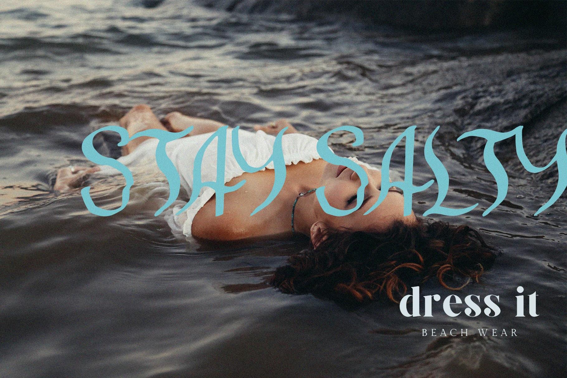 Steep wave handwritting font quirky & wavy
