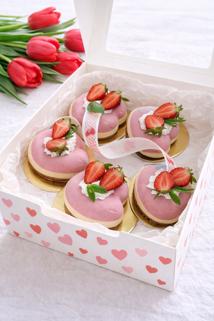 Бокс тістечка сердце