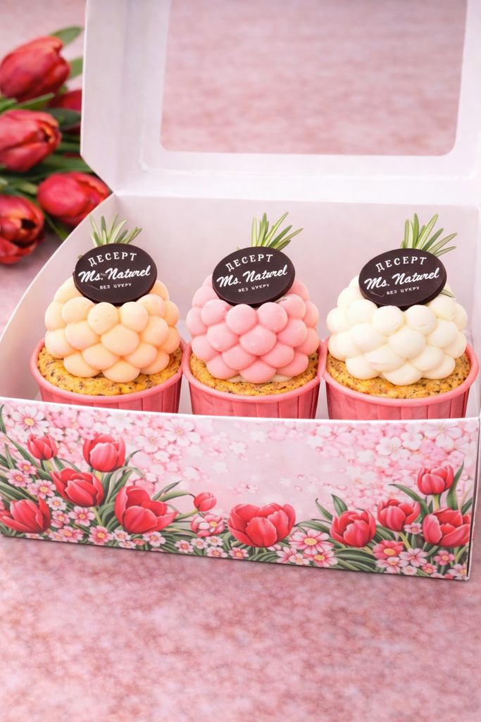 Капкейки Весняні квіти