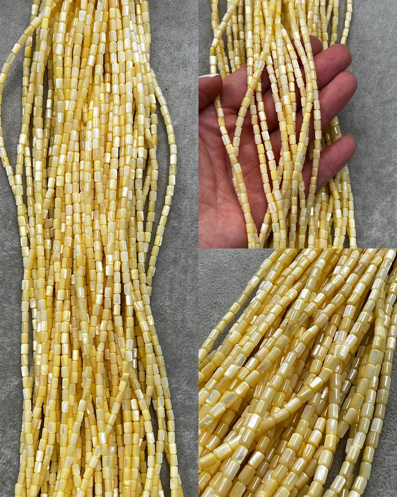 Перламутр трубочки желтые