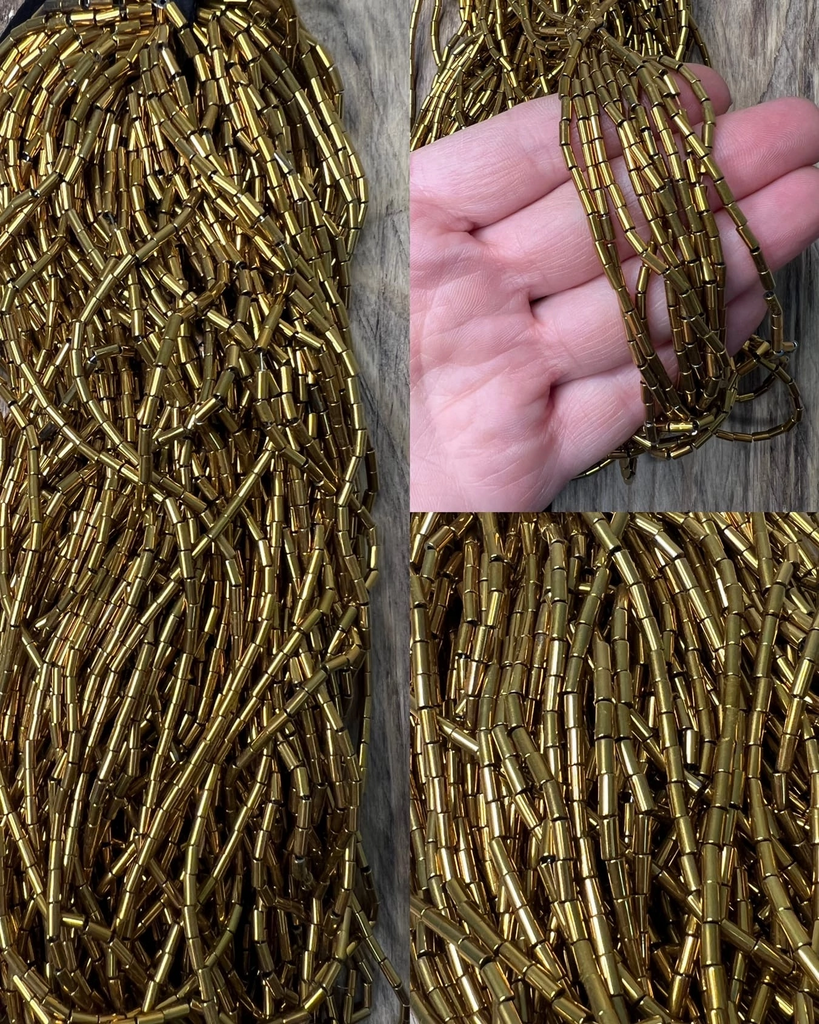 Гематит трубочки 4 х 2 мм