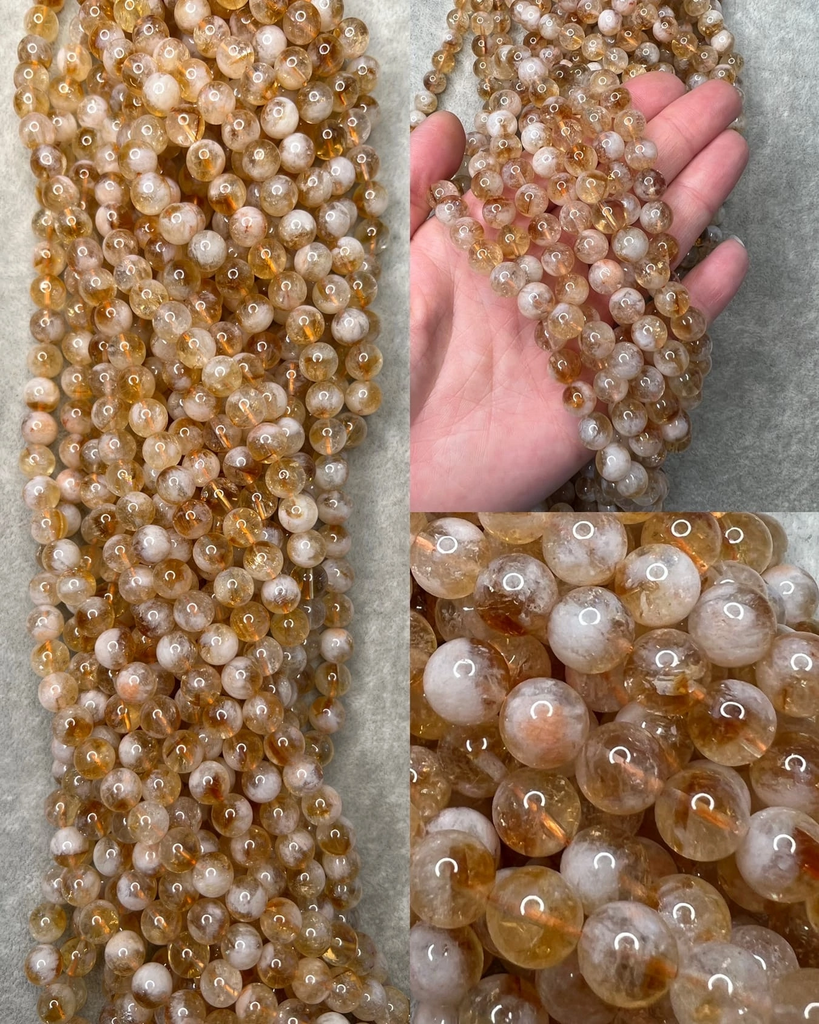 Цитрин шар 8 мм