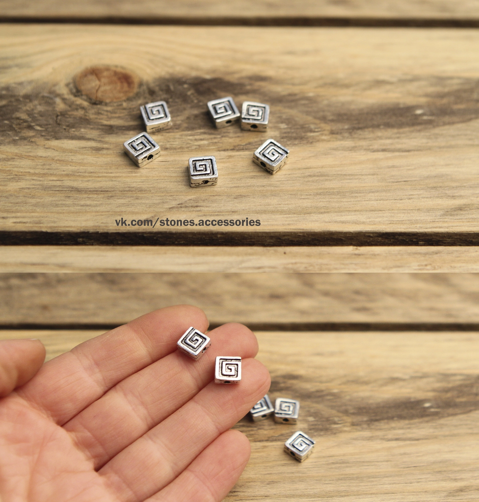 Бусины серебро 925 пр
